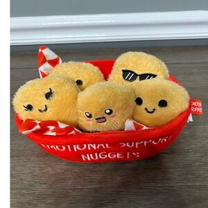 Emotional Support Nuggets Plush Set Stuffed Animals Cute Kawaii Foodie